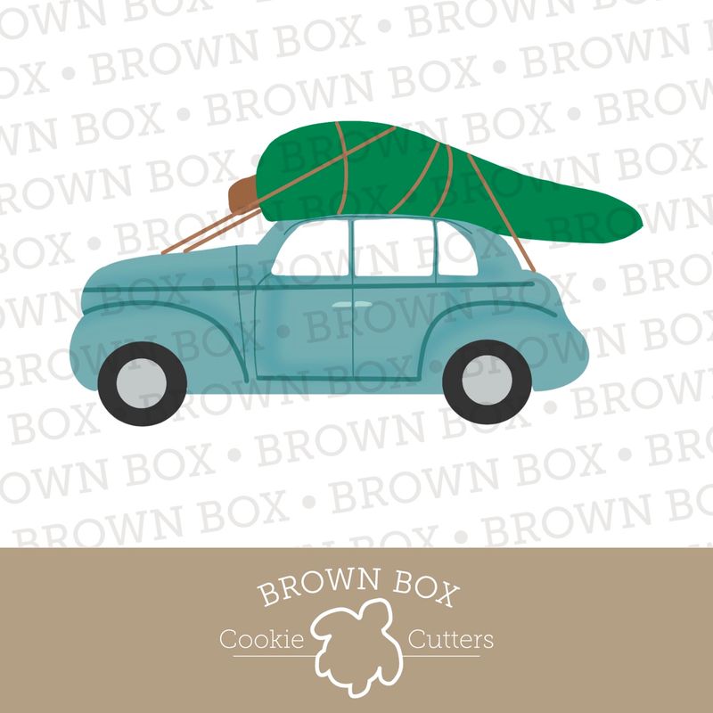 Car With Tree - Christmas Story