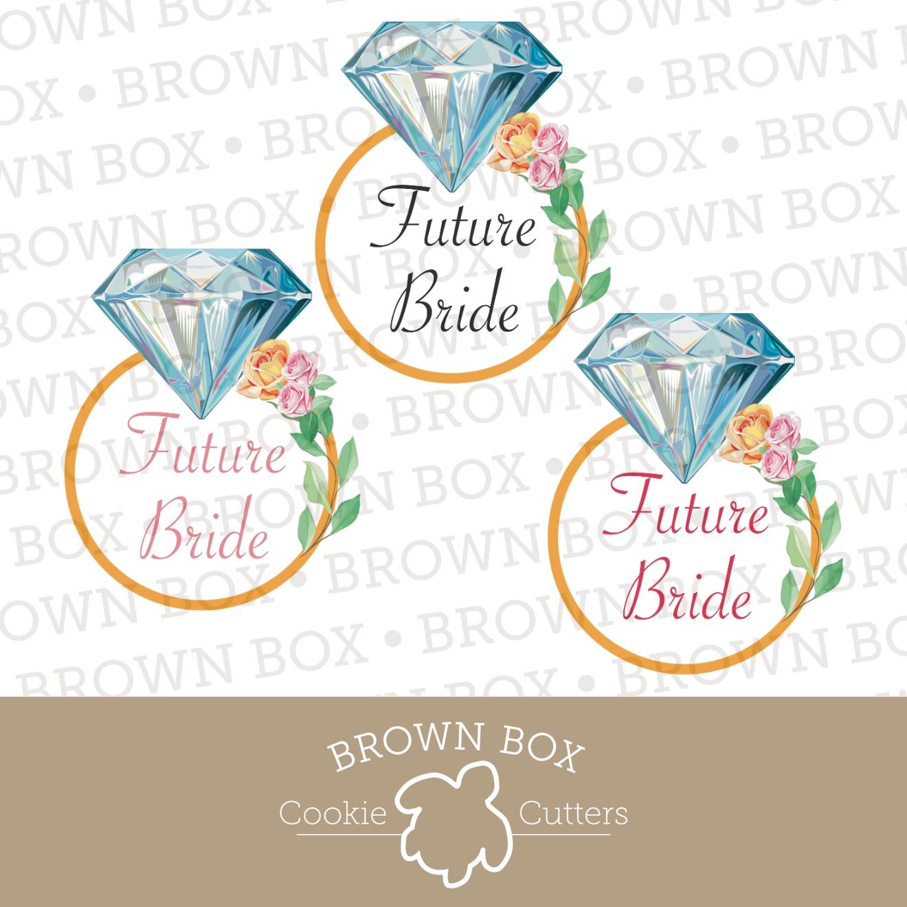 Bling Floral Ring