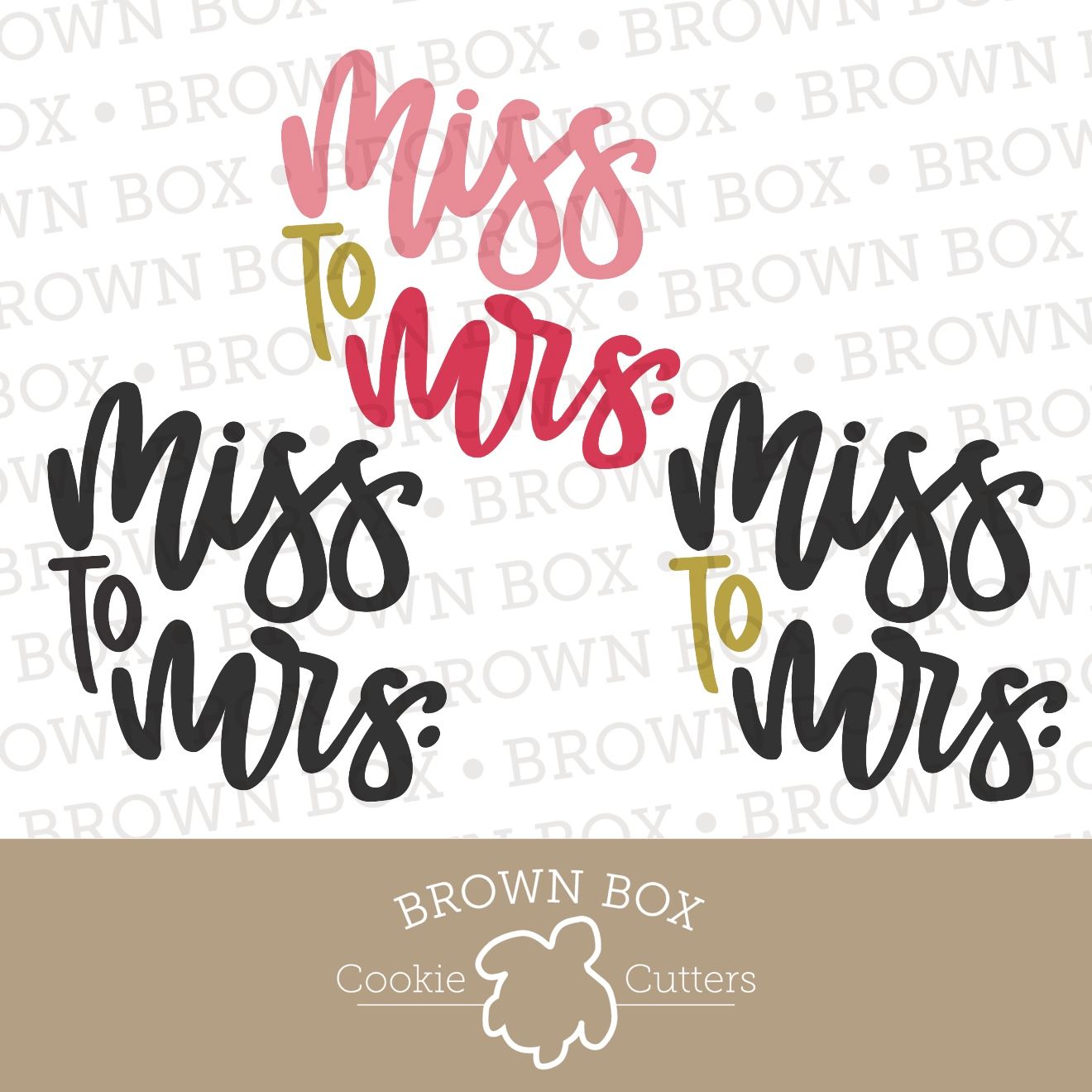 Miss To Mrs - Bachelorette