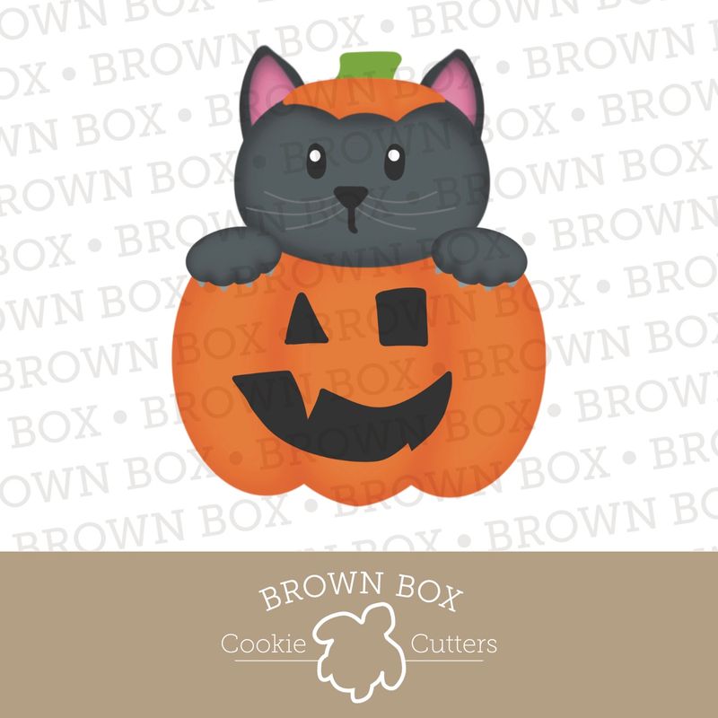 Cat in Pumpkin - Spooky Season