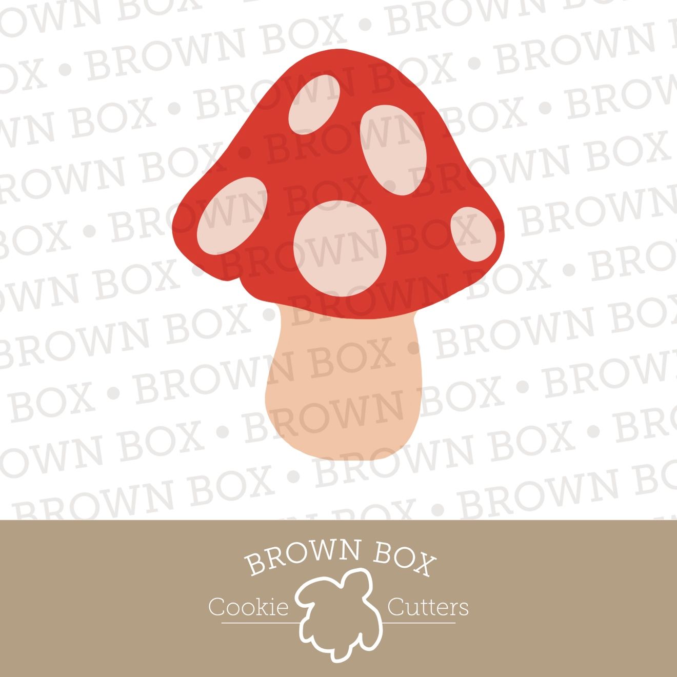 Short Mushroom - Fairy Garden