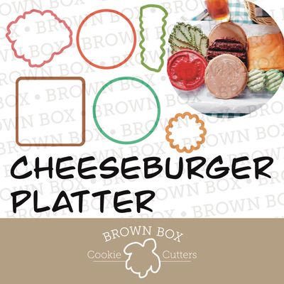 Summer BBQ Cheeseburger Platter