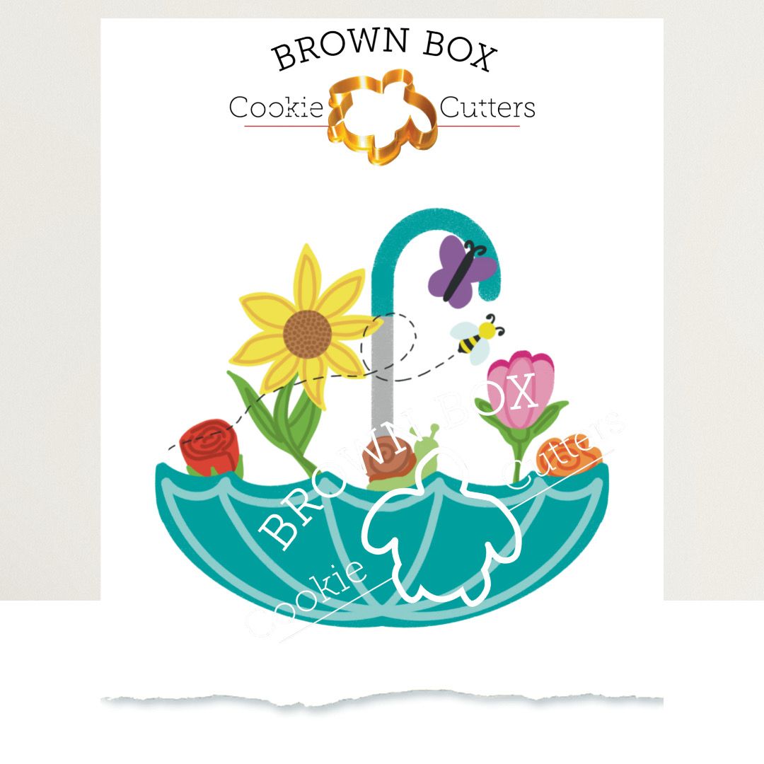 Flower Umbrella Print Box Files Beta