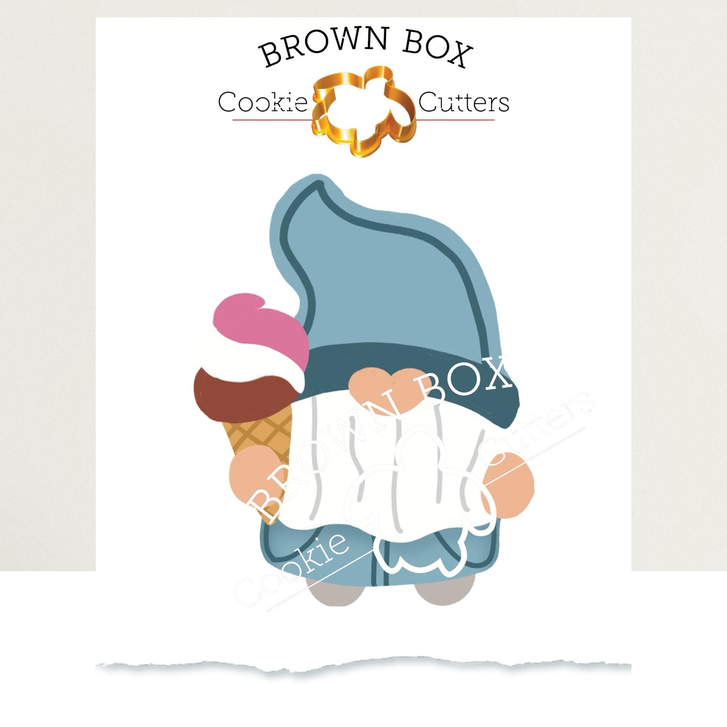 Ice Cream Gnome Print Box Files Beta