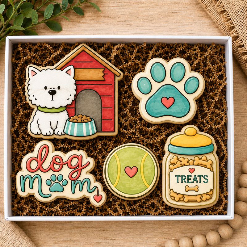 Dog Mom Cookie Cutter Set