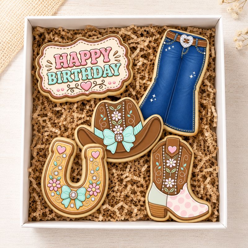 Rhinestone Cowgirl Cookie Cutter Set