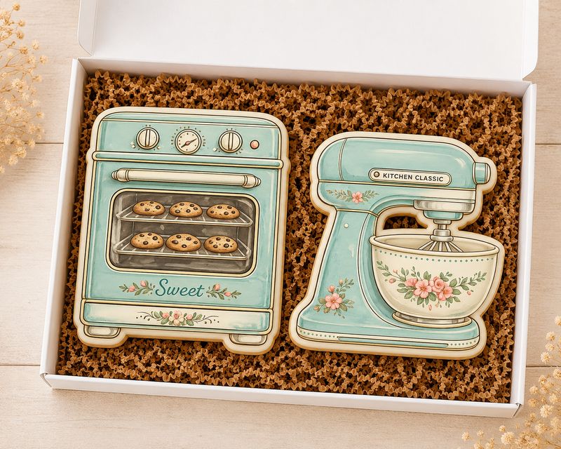 Vintage Bakery Cookie Cutter Set