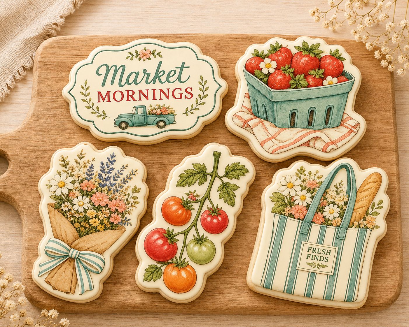 Farmers Market Cookie Cutter Set