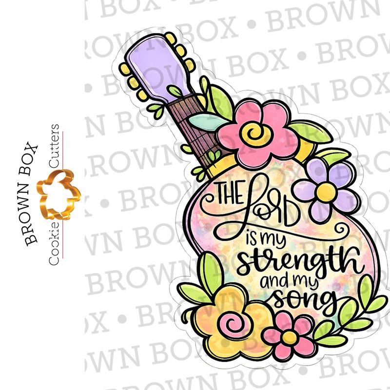 Floral Guitar Scripture