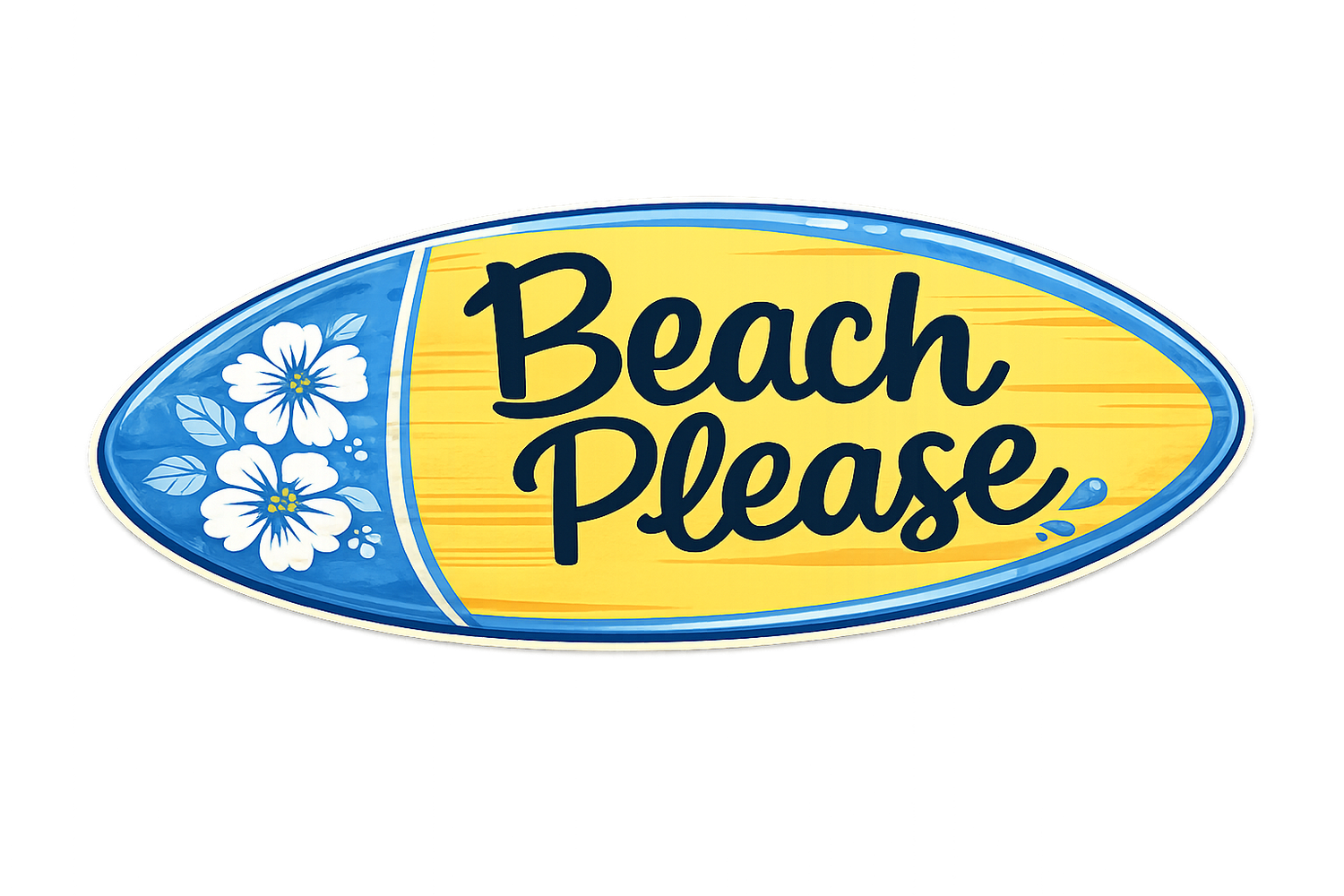 Beach Please Surgboard