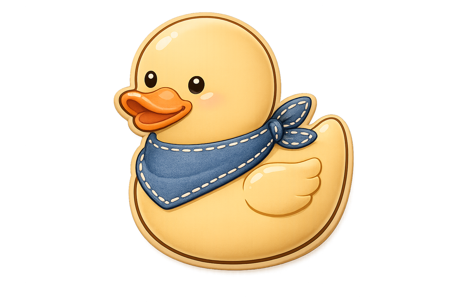 Denim Bib Ducky
