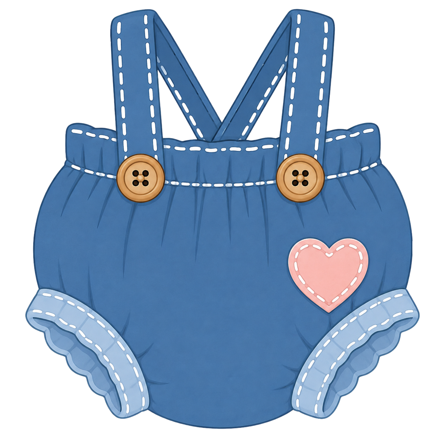 Denim Girl Romper