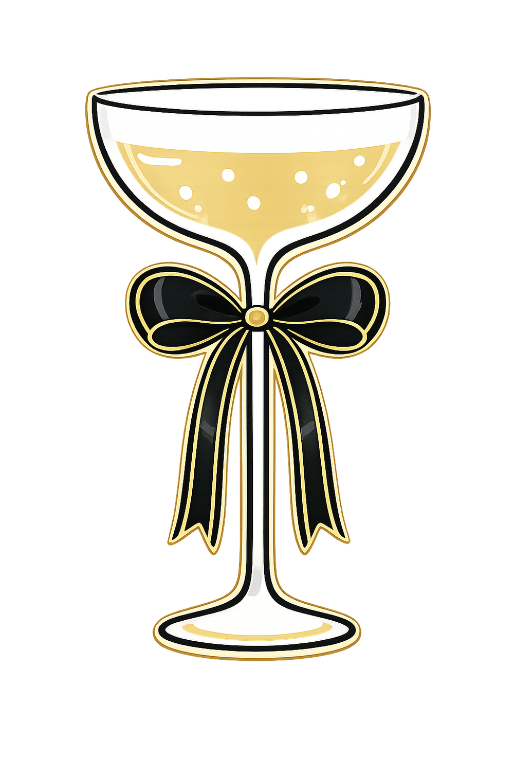 Hollywood Bow Glass