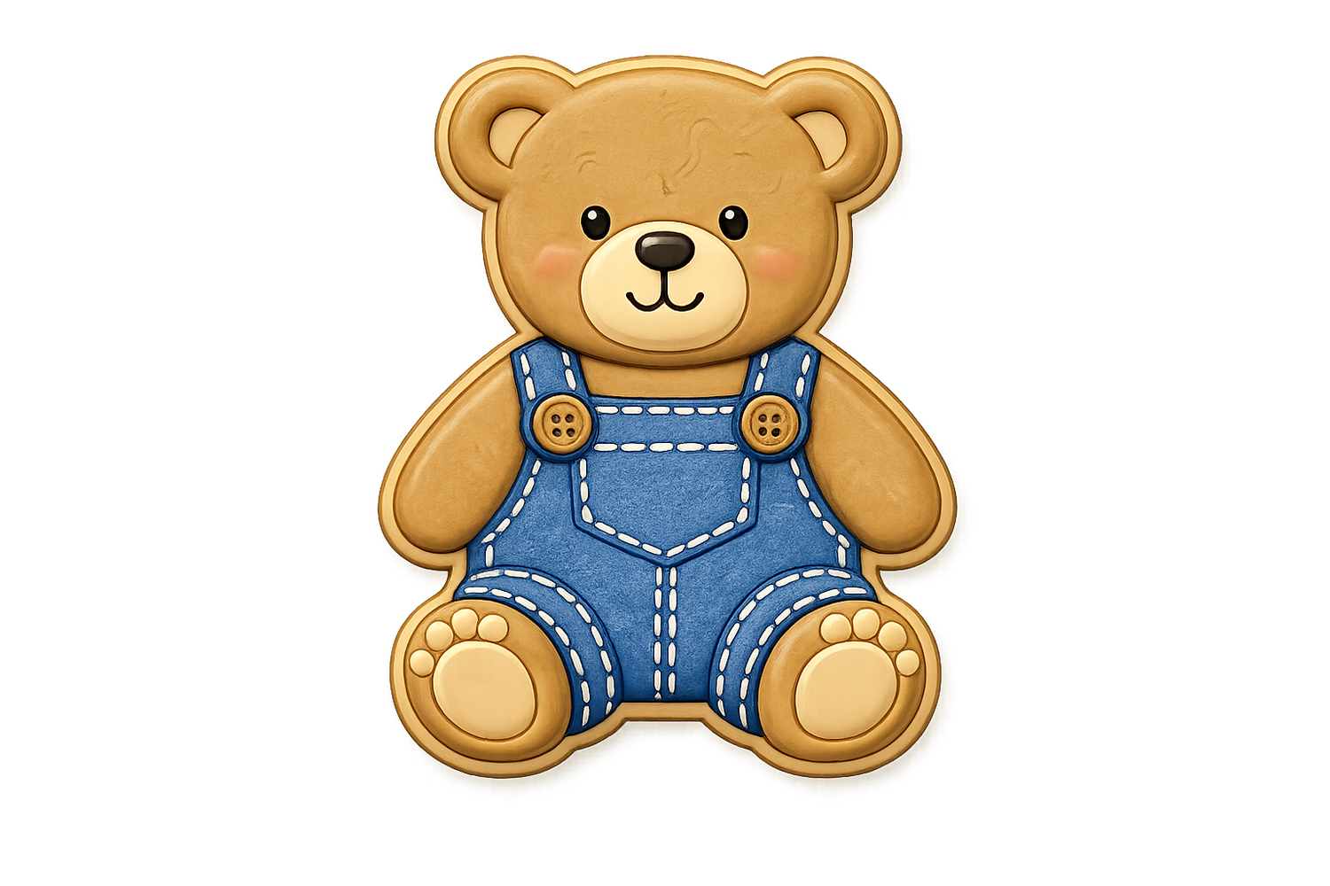 Denim Teddy Bear