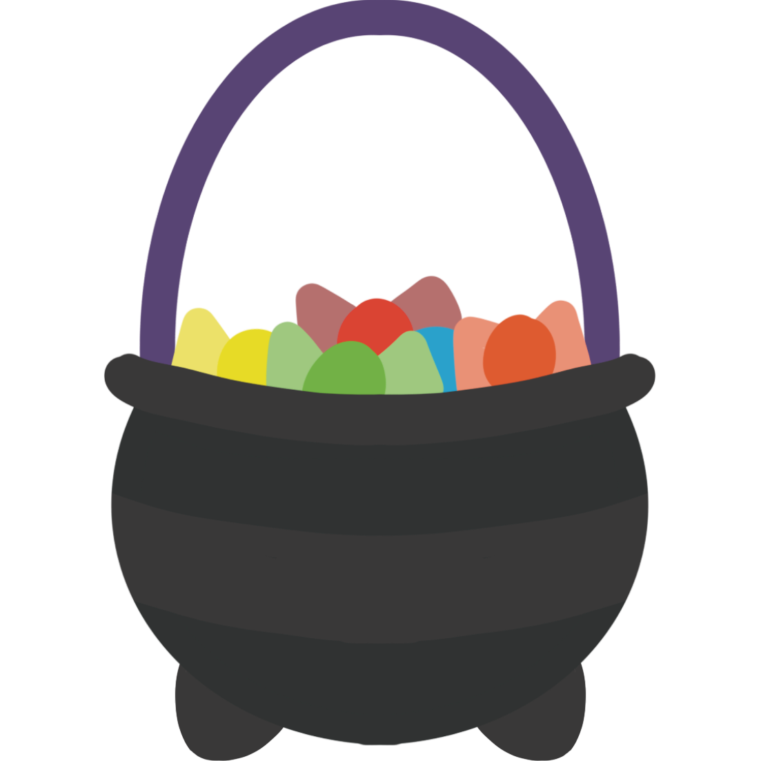 Spooky Cauldron Basket