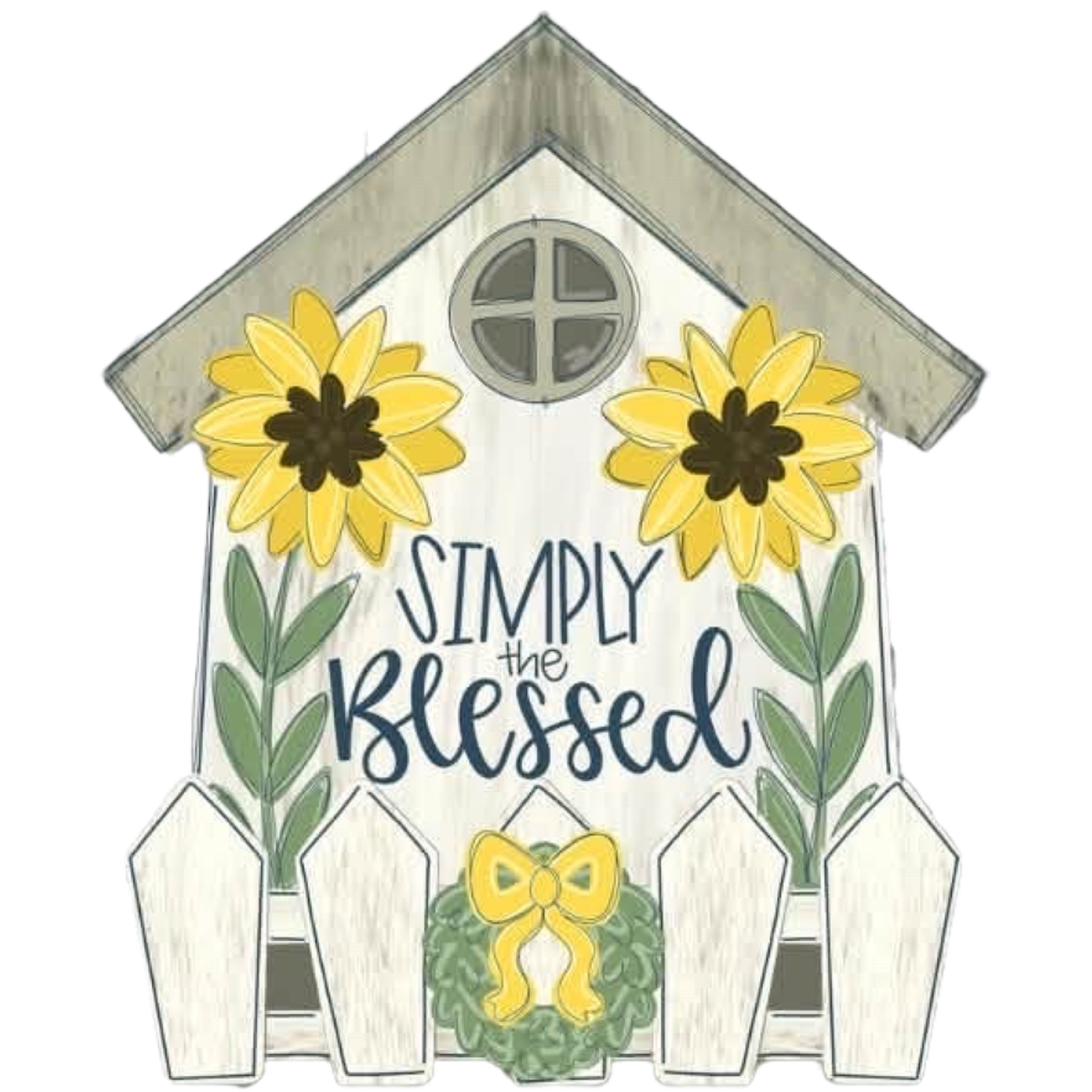 Sunflower Birdhouse