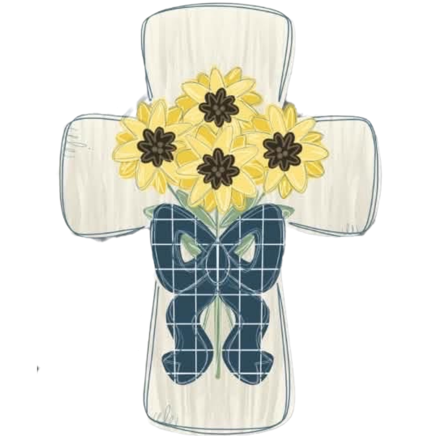Sunflower Cross