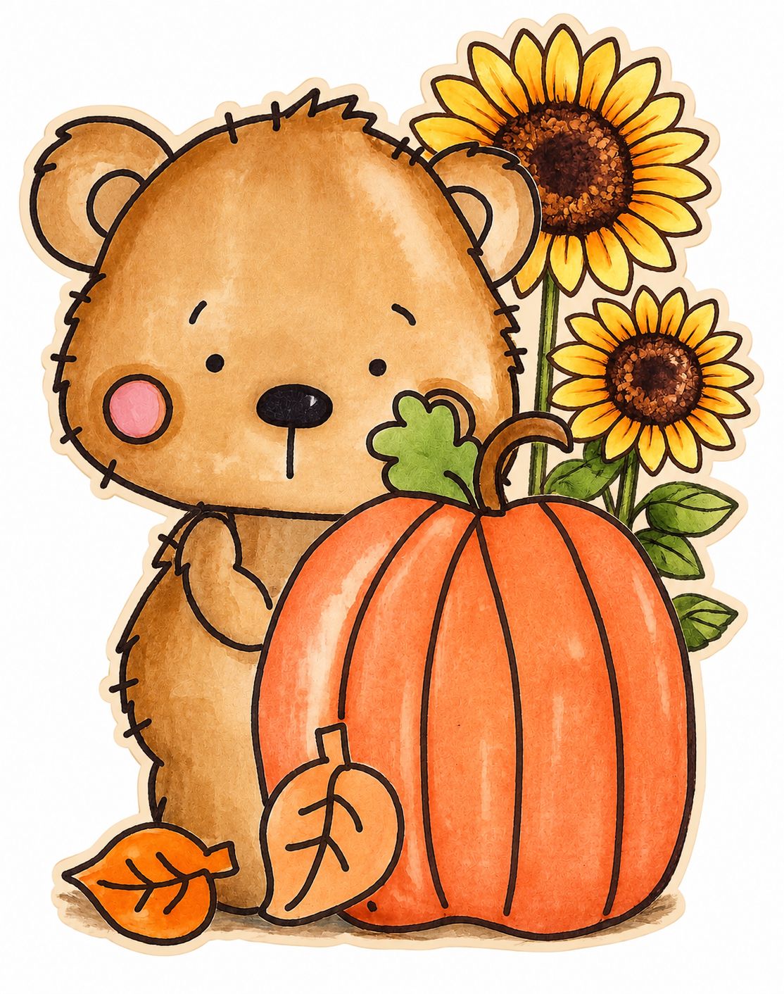 Teddy Bear Pumpkin