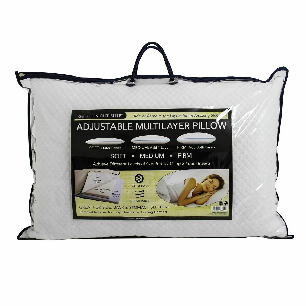 medium firm memory foam pillow