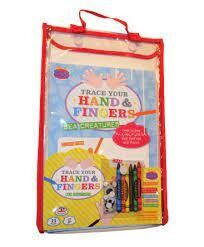 Trace Your Hand & Fingers Doodle Pad