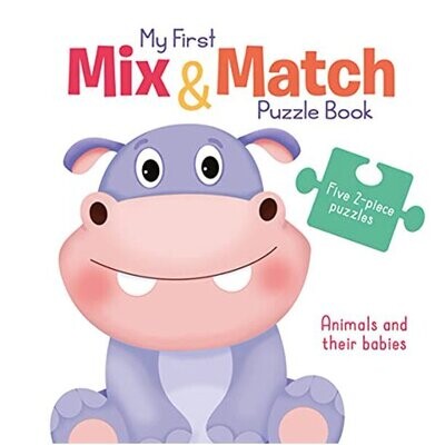 My First Mix & Match Puzzle Book: Animals and Their Babies