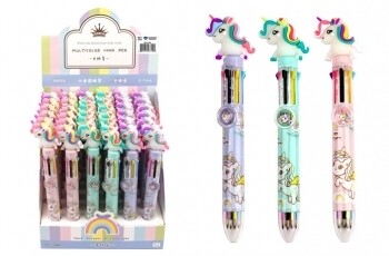 Multi-Color Retractable Pen - Unicorn