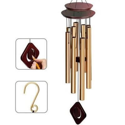 Wind Chimes (38 inch) - Wooden Accent