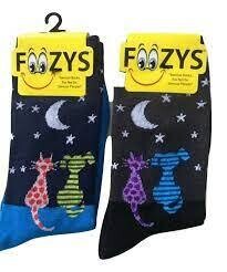 Foozys Kids - Star Gazing Cat & Dog Socks