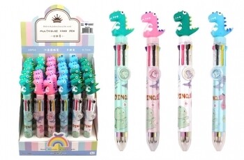 Multi-Color Retractable Pen - Dinosaur