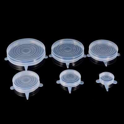 Silicone Lid Covers 6pc