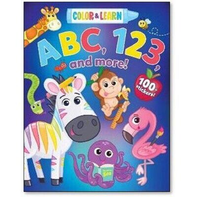 Color & Learn ABC, 123, & More (pb)