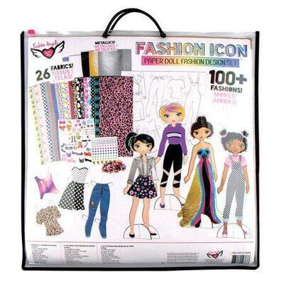 Fashion Angels Fashion Icon Paper Doll Fashion Design Set