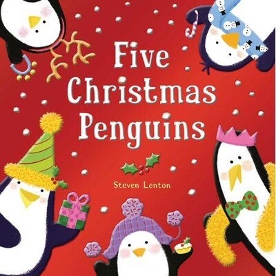 Five Christmas Penguins (Board Book)