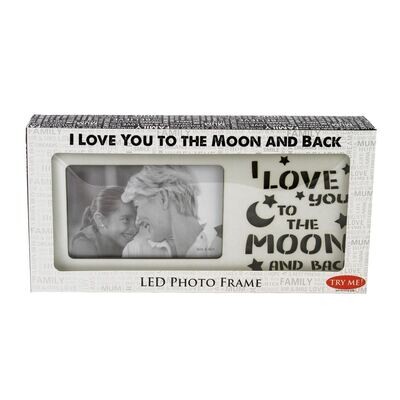 I Love You to the Moon LED Photo Frame