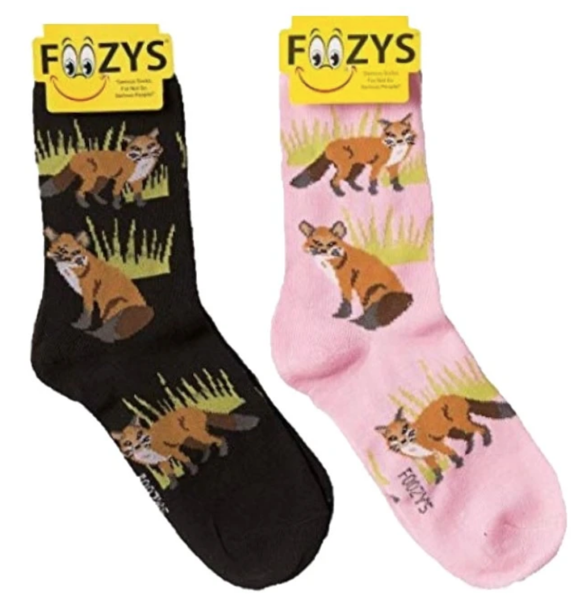 Foozys Wms Crew - Sly Fox (Pink or Black)