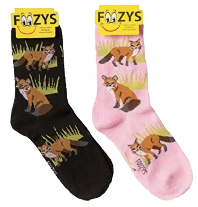 Foozys Wms Crew - Sly Fox (Pink or Black)