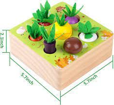 Wooden Farm Shape-Sorting Harvest Game
