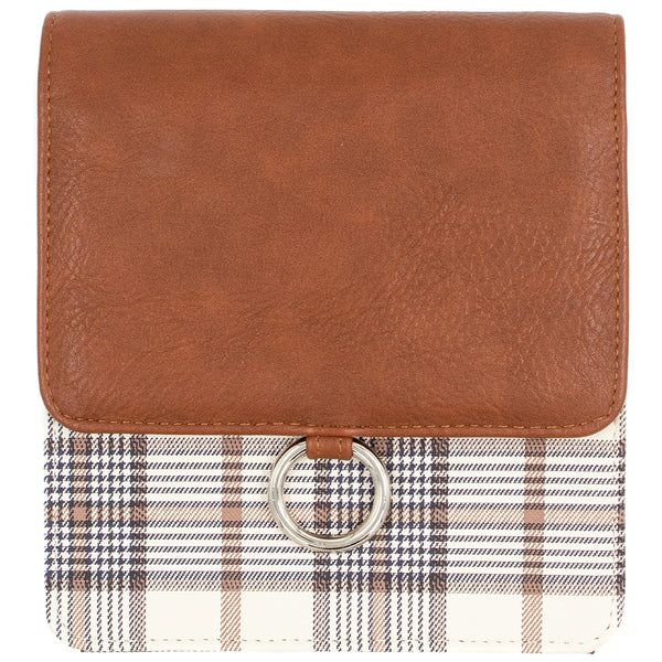 K. Carroll Box Bag - Plaid - Crossbody