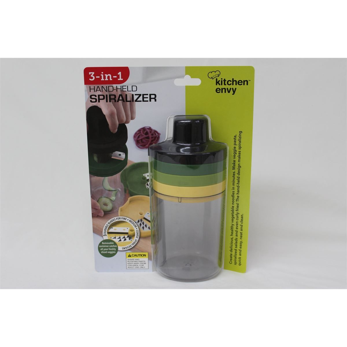 3 in 1 Hand-Held Spiralizer