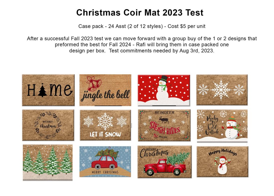 Holiday Collection Coir Rug
