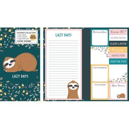 Sloth Lazy Days: Book of Sticky Notes
