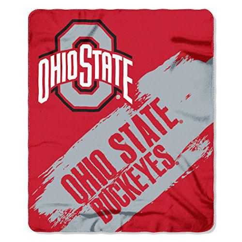 Ohio State Buckeyes Fleece Throw Blanket, 50 Ohio State Buckeyes Fleece Throw Blanket, 50" x 60"