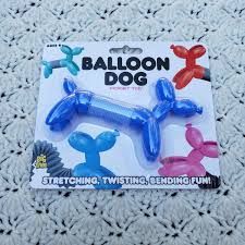 Balloon Dog Fidget Toy - Blue