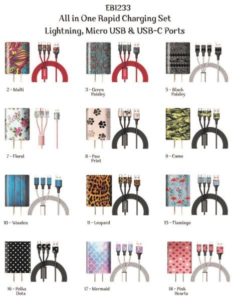 3-in-1 Charging Cable & Block