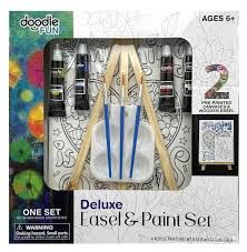 Deluxe Easel & Paint Set