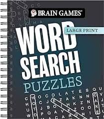 Brain Games Word Search Puzzles (Large Print)