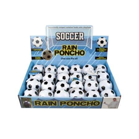 Soccer Ball Keychain Rain Poncho Soccer Ball Keychain Rain Poncho