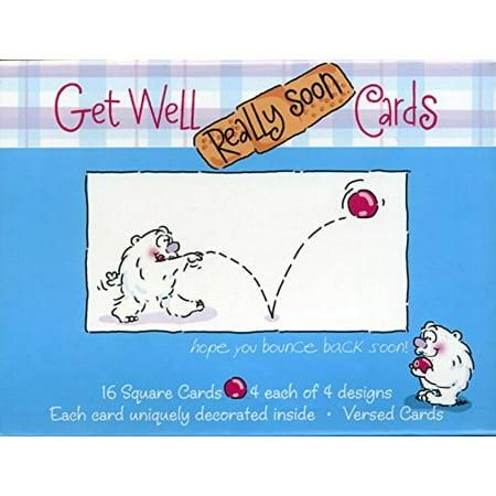 Get Well Really Soon - 16 Card Box