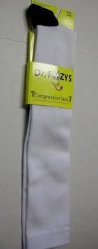 Compression Socks - White (Dr. Foozys)