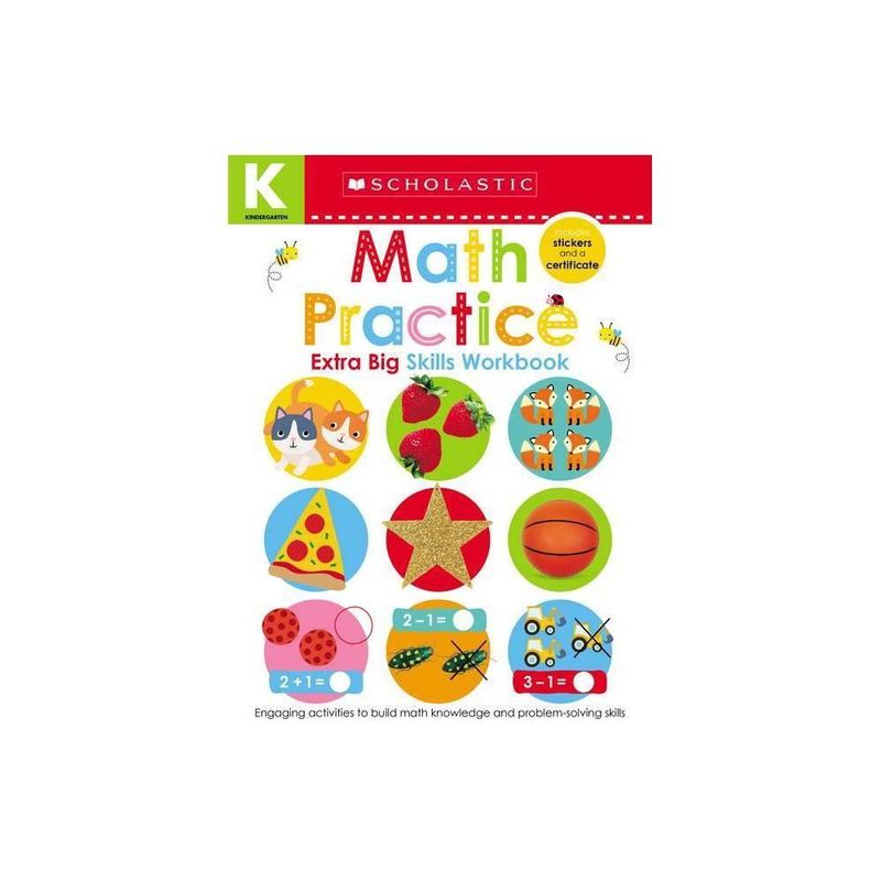 Math Practice Kindergarten Workbook (Scholastic)